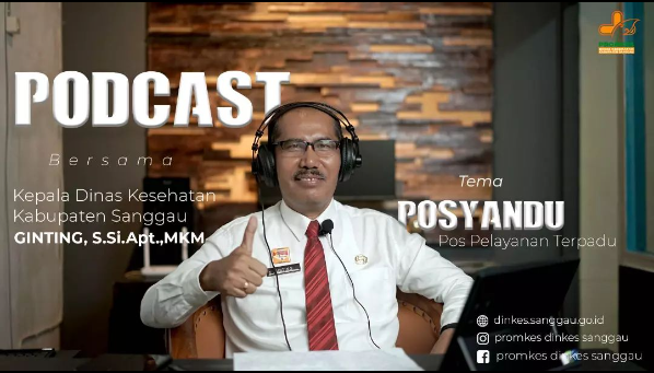 Podcast bersama Kepala Dinas Kesehatan Kabupaten Sanggau