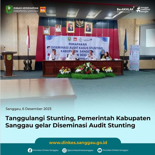 Diseminasi Audit Kasus Stunting Kabupaten Sanggau Tahun 2023