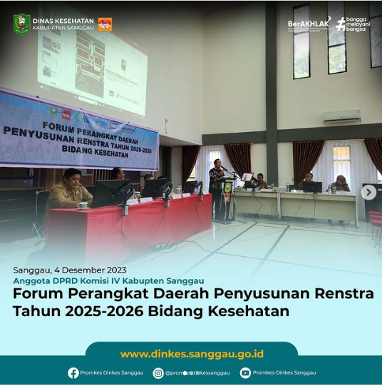 Forum Perangkat Daerah Penyusunan Renstra Tahun 2025-2026 Bidang Kesehatan