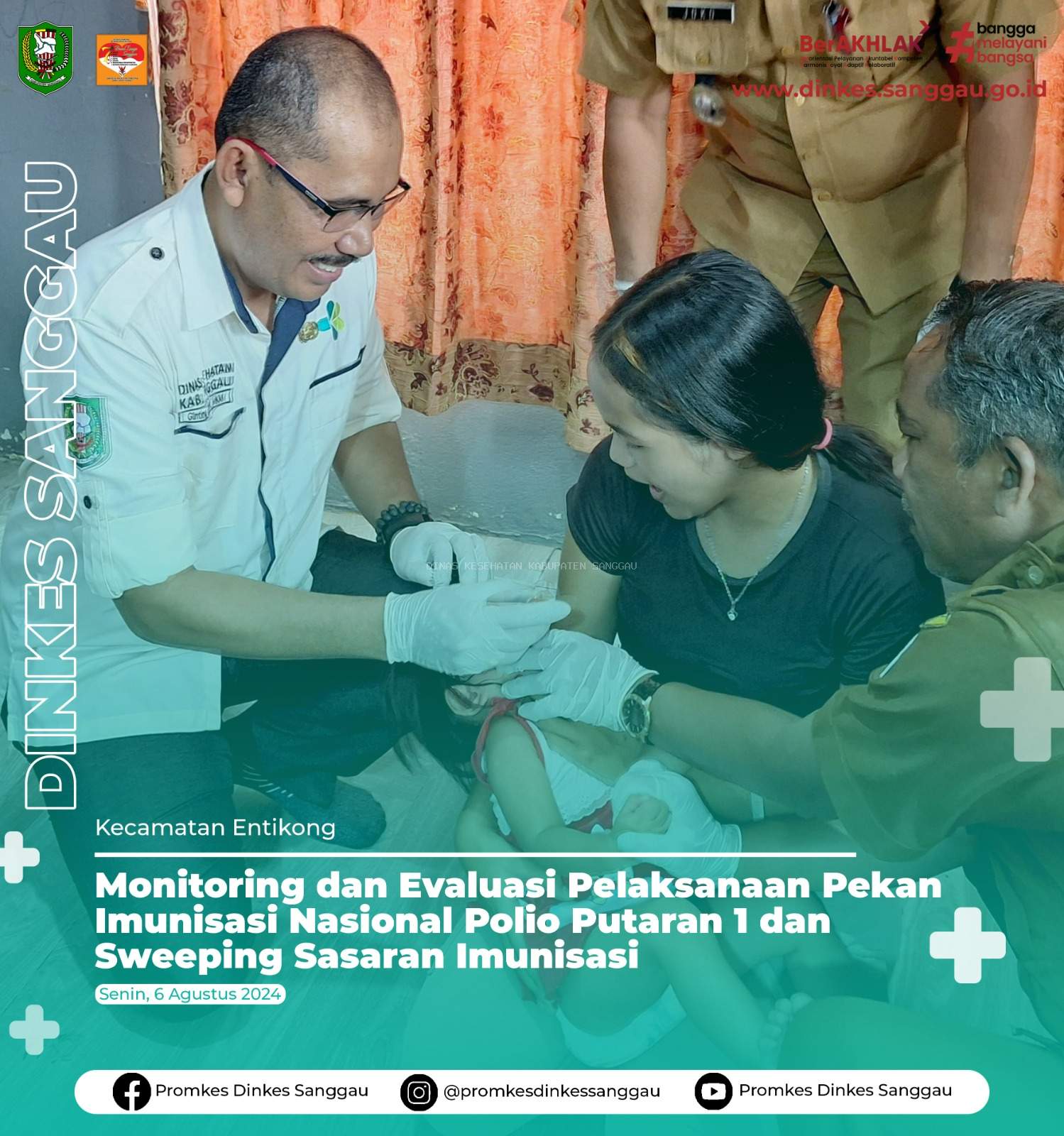 Monitoring dan EValuasi Pelaksanaan Pekan Imunisasu Nasional Polio Putaran 1 dan Sweeping Imunisasi